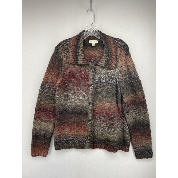 APPLESEED’S WOMENS SWEATER LARGE L CARDIGAN LONG SLEEVE ACRYLIC WOOL BLEND - Picture 1 of 9